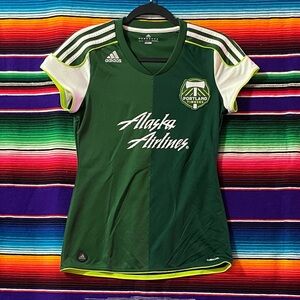 Adidas Portland Timbers MLS Soccer Home 2011/12 Green Jersey Women’s M